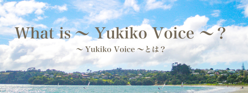 Yukiko Voice とは？